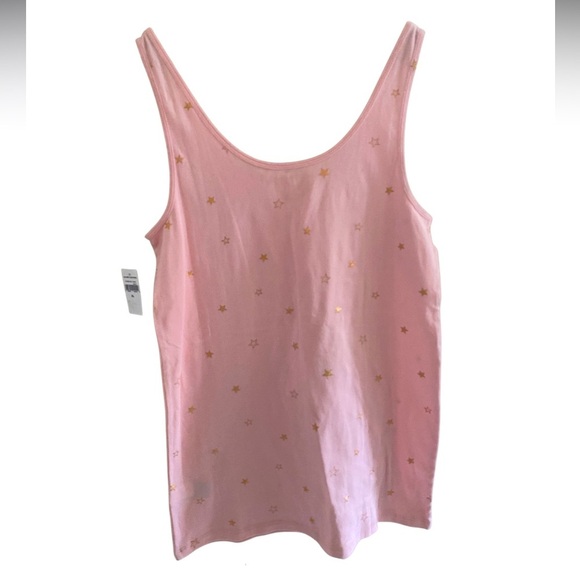 NWT GAP Pink Star-Patterned Women's Tank Top XL - Picture 3 of 3